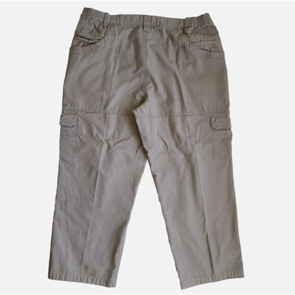 Woolrich Elite Series Tactical Pants Actual 38 x 28 Khaki Cargo Workwear Hemmed - Picture 2 of 7